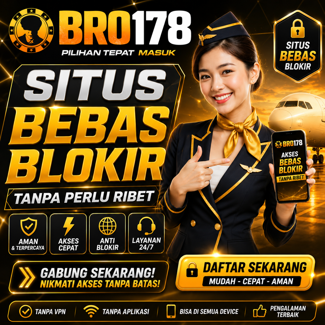BRO178 - Pilihan Tepat Masuk Situs Bebas Blokir Tanpa Perlu Ribet
